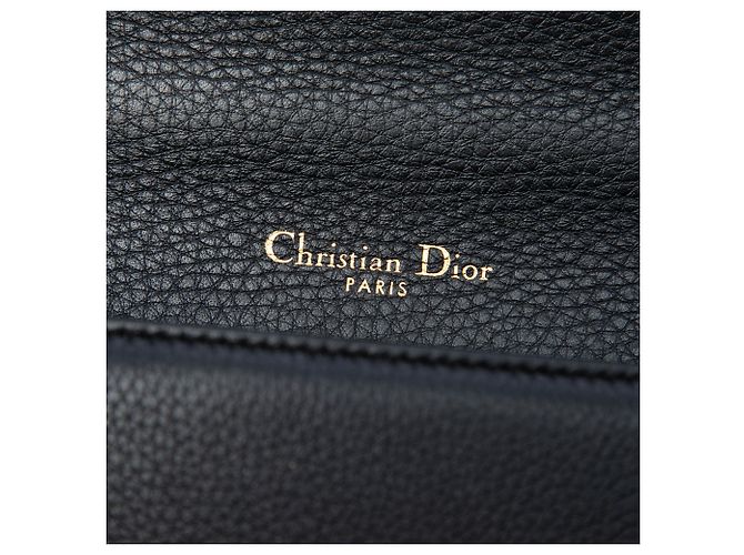 Dior Black Medium Calfskin Diorama Flap Nero - vista 5