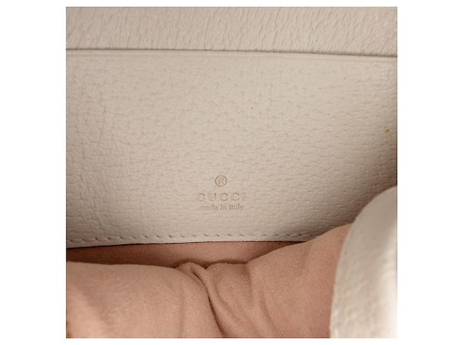 Gucci White Mini Leather Round Ophidia Rucksack weiß - Ansicht 5