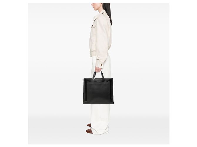 Louis Vuitton Kasbek GM in pelle Taiga nera Nero - vista 6