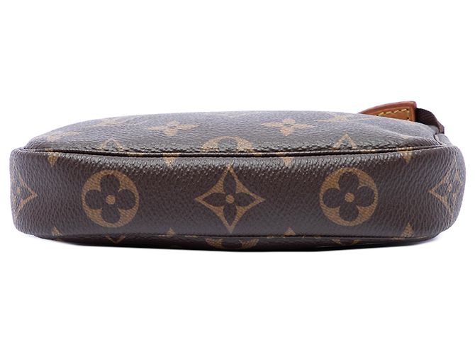 Louis Vuitton Marrón Monogram Mini Pochette Accessoires Castaño - vista 3