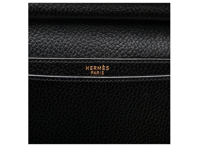 Hermès Sac a Depeches 41 in Togo nero - vista 5