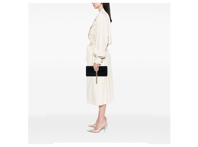 Clutch Kate con nappa nera con monogramma Saint Laurent e nappa Nero - vista 6