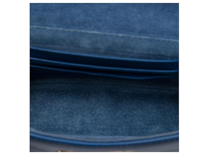 Fendi Blue Mini Nappa Be Baguette Crossbody - vista 4
