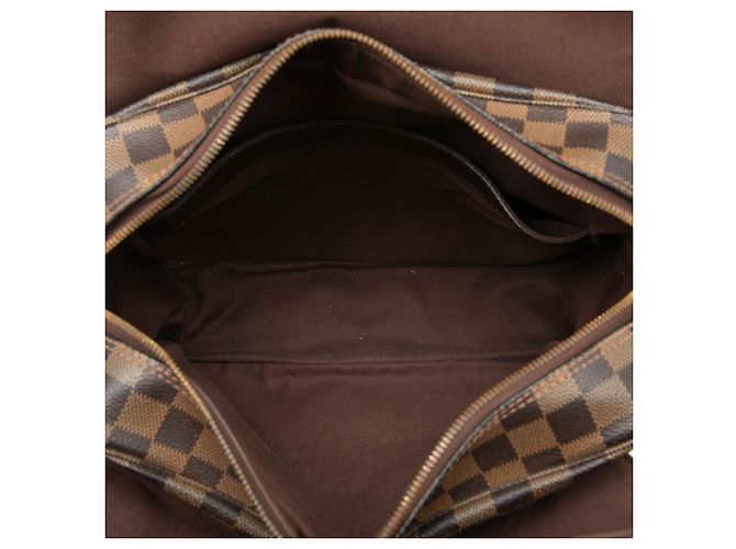 Louis Vuitton Marrone Damier Ebene Naviglio - vista 4