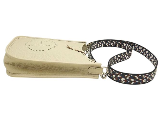 Hermès White Clemence Evelyne I 16 Amazone Bianco Crudo - vista 10