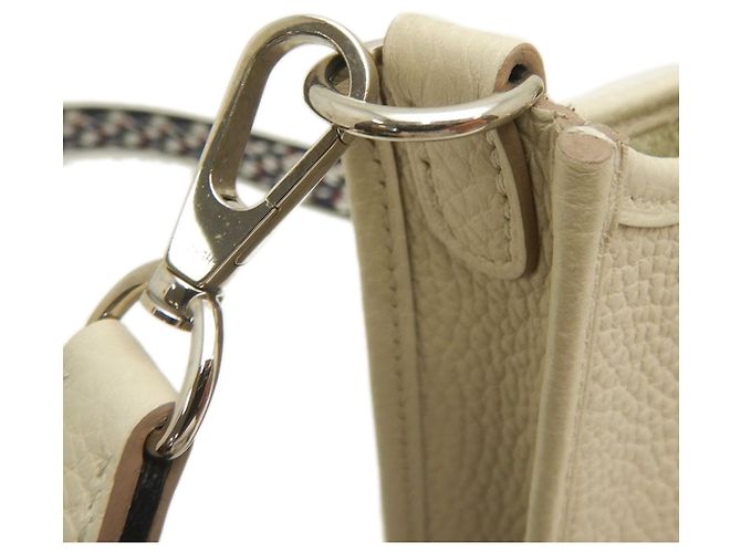 Hermès White Clemence Evelyne I 16 Amazone Bianco Crudo - vista 12
