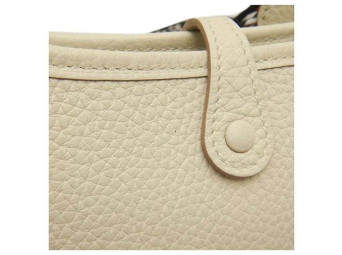 Hermès White Clemence Evelyne I 16 Amazone Bianco Crudo - vista 13