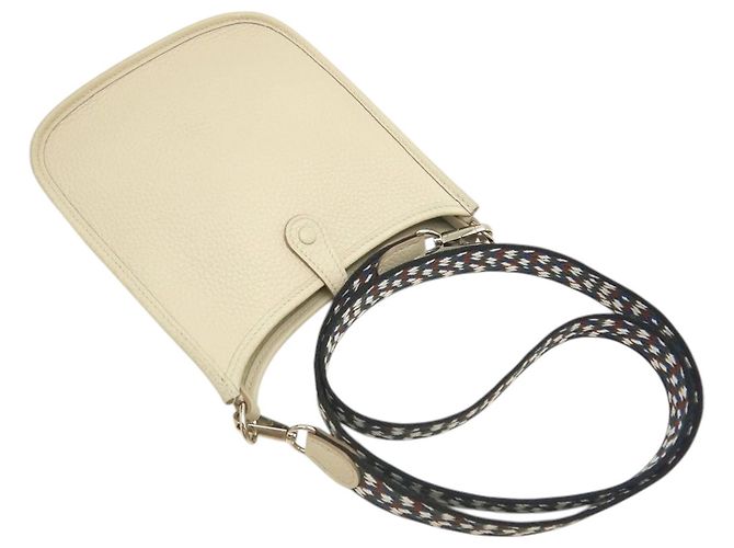 Hermès White Clemence Evelyne I 16 Amazone Bianco Crudo - vista 15