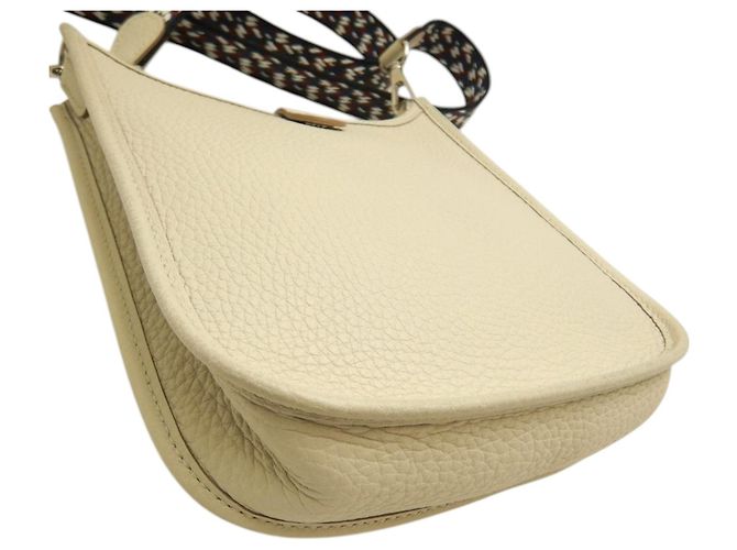 Hermès White Clemence Evelyne I 16 Amazone Bianco Crudo - vista 7