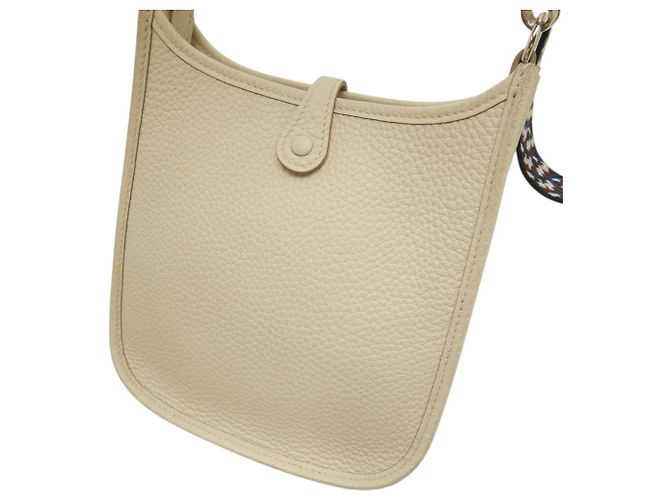Hermès White Clemence Evelyne I 16 Amazone Bianco Crudo - vista 8