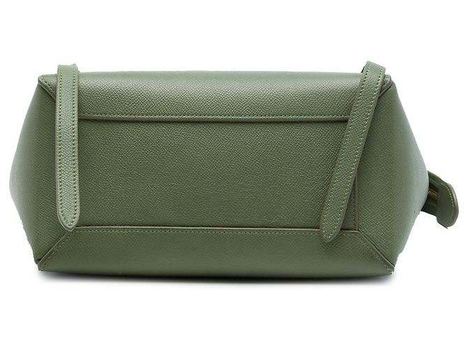 Belt Bag Céline Borsa Belt in pelle di vitello micro granulata verde Celine Verde oliva - vista 3
