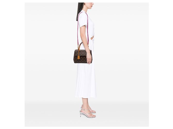 Louis Vuitton Marrón Monogram Cluny BB Castaño - vista 6