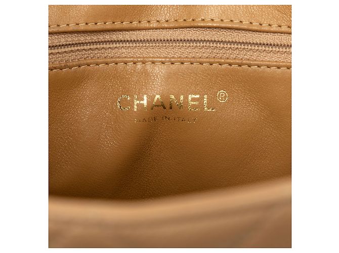 Tote Chanel Beige Caviar Medallion - vista 5