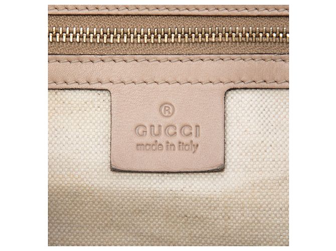 Gucci Joy Microguccissima Boston Tasche Braun Größe Medium Fleisch - Ansicht 5
