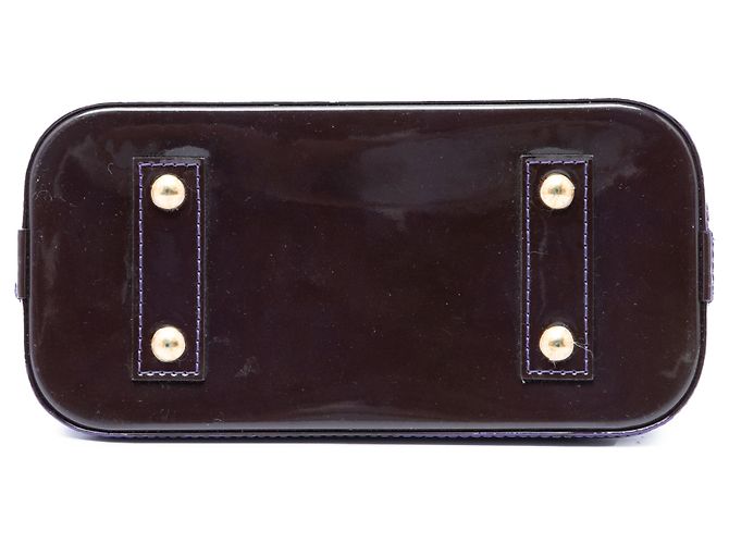 Louis Vuitton Alma BB in Monusgram Vernis Lila - Ansicht 3