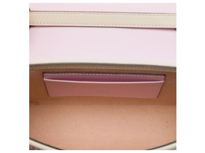 Borsa Gucci Beige Mini GG Supreme Monogram Les Pommes Padlock - vista 4