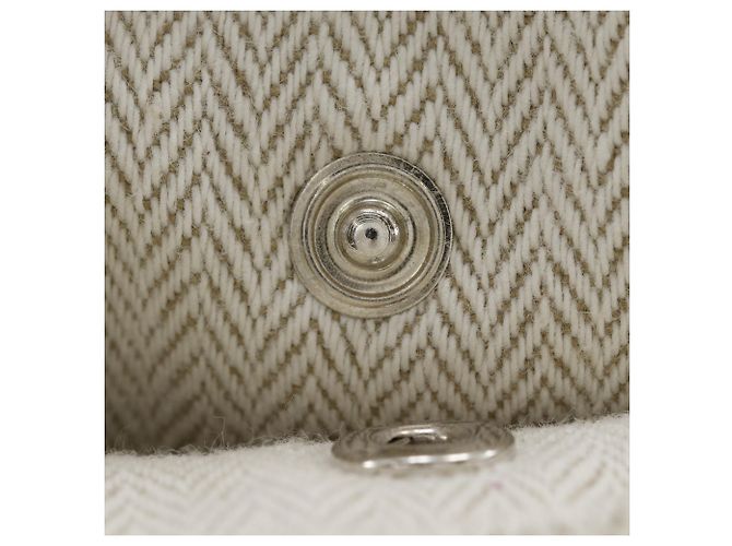 Pochette Hermès Beige Toile e Barenia Fourbi 20 - vista 10