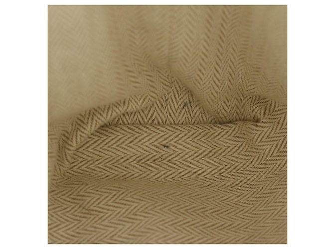Pochette Hermès Beige Toile e Barenia Fourbi 20 - vista 8