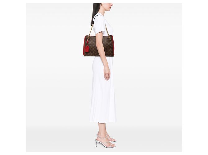 Louis Vuitton Marrone Monogram Surene MM - vista 7