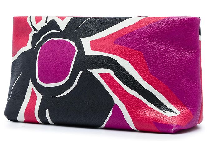 Clutch Burberry Pink Prorsum in pelle granulata - vista 2
