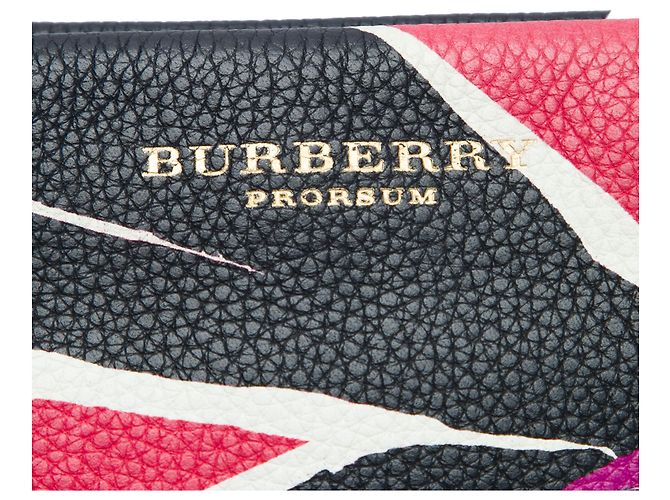 Clutch Burberry Pink Prorsum in pelle granulata - vista 5