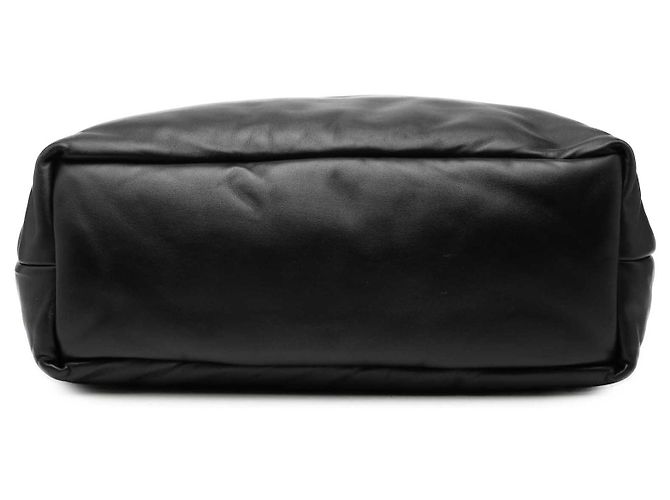Tote in pelle di agnello nera puffer Saint Laurent Nero - vista 3
