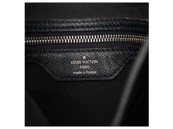 Louis Vuitton Blue Taiga Roman MM Blu navy - vista 5