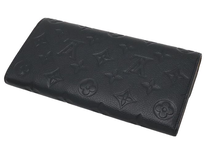 Cartera Emilie Monogram Empreinte negra Louis Vuitton Negro - vista 2
