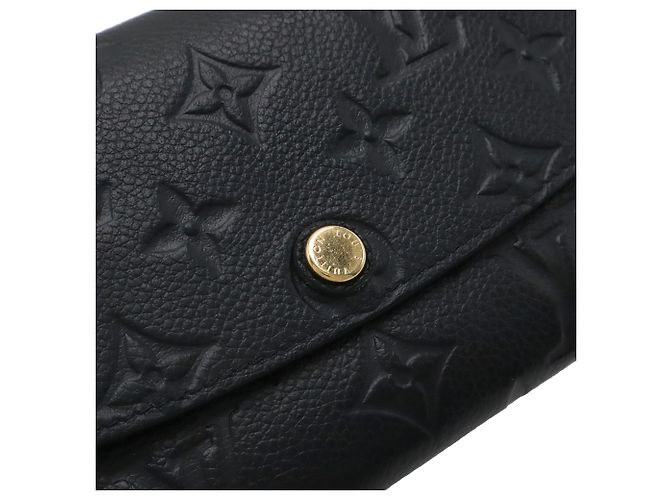 Cartera Emilie Monogram Empreinte negra Louis Vuitton Negro - vista 6