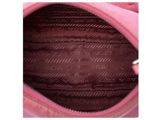 Borsa Prada Pink Tessuto Re Edition 2005 Rosa - vista 4