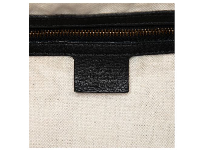 Borsa a spalla Ride in pelle di vitello nera grande Gucci Nero - vista 5