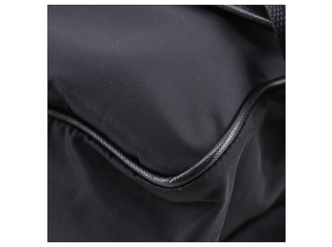 Bolsa Messenger Prada Black Tessuto com fivela Preto - vista 11