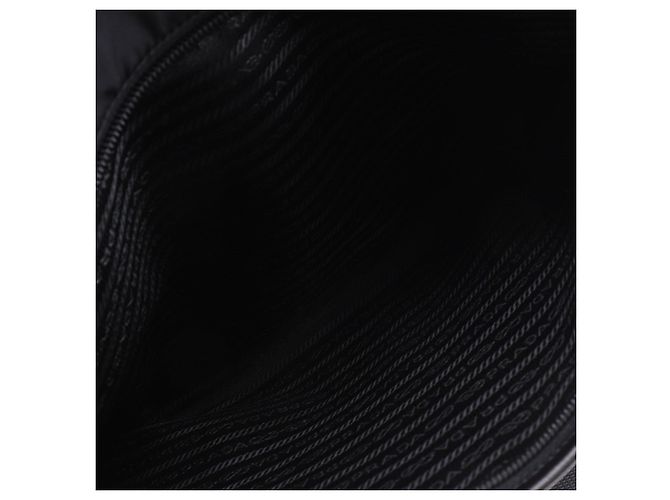 Bolsa Messenger Prada Black Tessuto com fivela Preto - vista 5