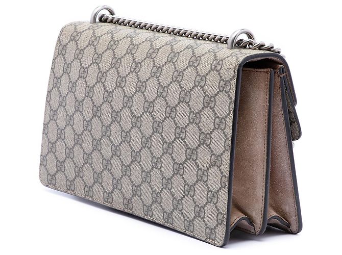 Borsa a tracolla Gucci Beige Medium GG Supreme Dionysus - vista 2