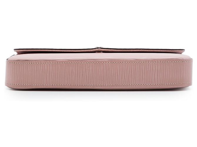 Louis Vuitton Pochette Felicie in Epi rosa - vista 3