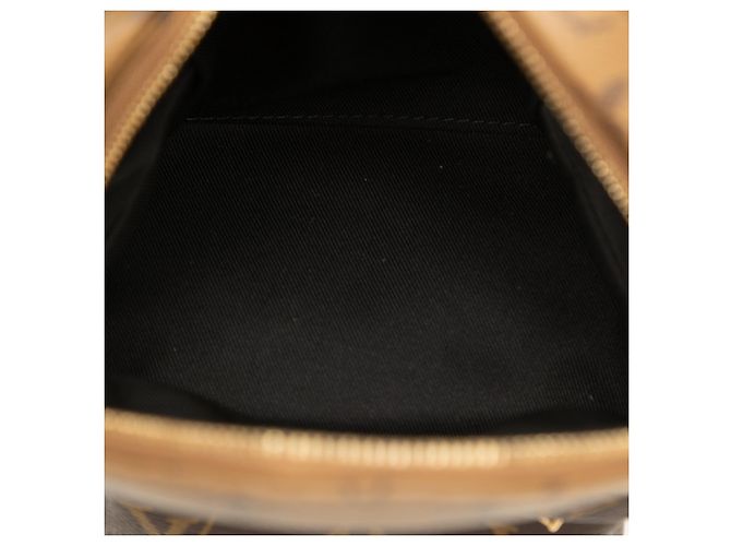 Louis Vuitton Marrone Monogram Reverse Mini Palm Springs - vista 4
