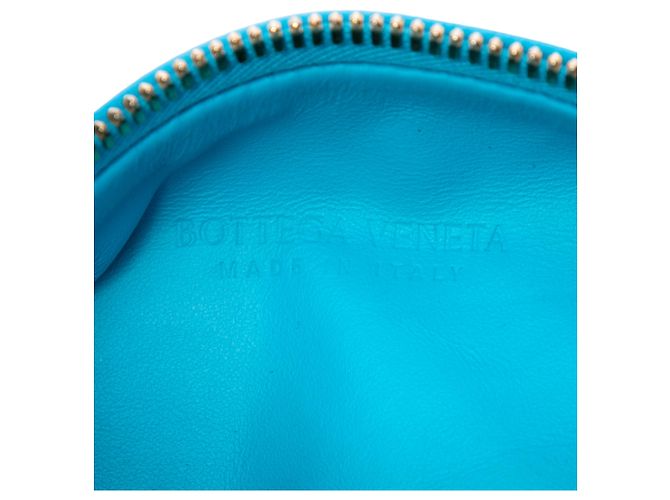 Bottega Veneta Jodie Mini in nappa blu Intrecciato - vista 5
