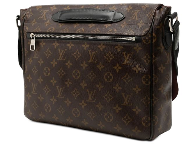 Louis Vuitton Marrone Monogram Macassar Clarence - vista 2