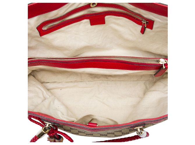 Gucci Bella Tote aus beigem GG Canvas - Ansicht 4