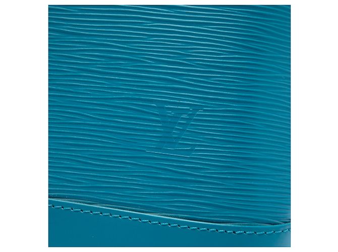 Louis Vuitton Alma PM in Epi blu Turchese - vista 5