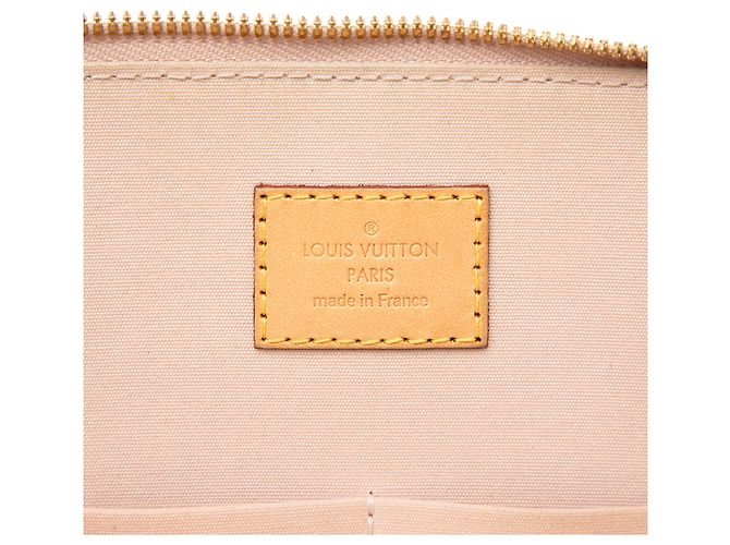 Louis Vuitton Alma PM in Monogram Vernis beige - vista 5
