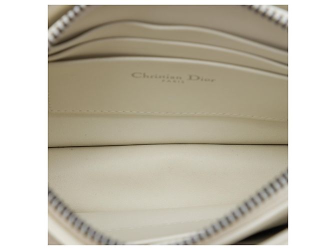 Pochette Caro Every Dior in pelle di vitello Macrocannage Diamond bianco Dior - vista 4