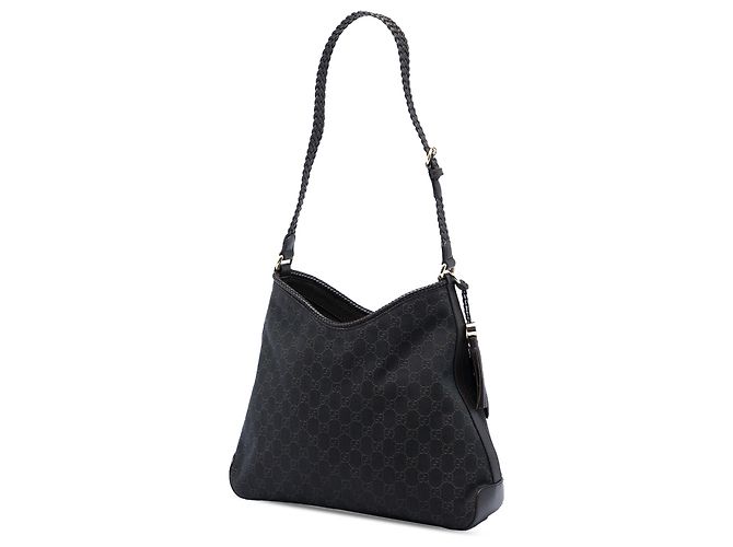Borsa a Spalla Gucci Brown Medium GG Denim Marrakech Marrone Marrone scuro - vista 2