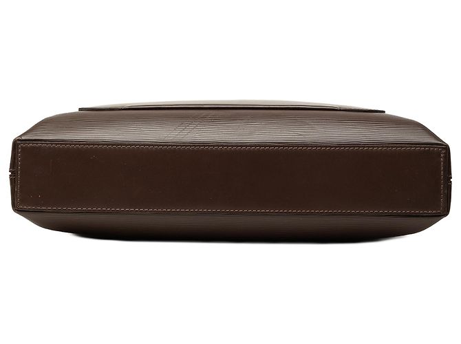 Louis Vuitton Marrone Epi Brooks Marrone scuro - vista 3
