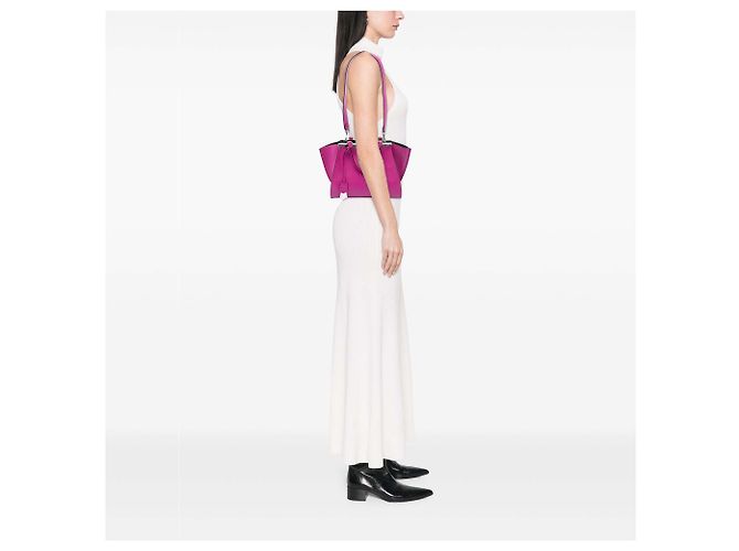 Fendi Bolsa 3Jours em couro de bezerro roxo tamanho Medium - vista 6