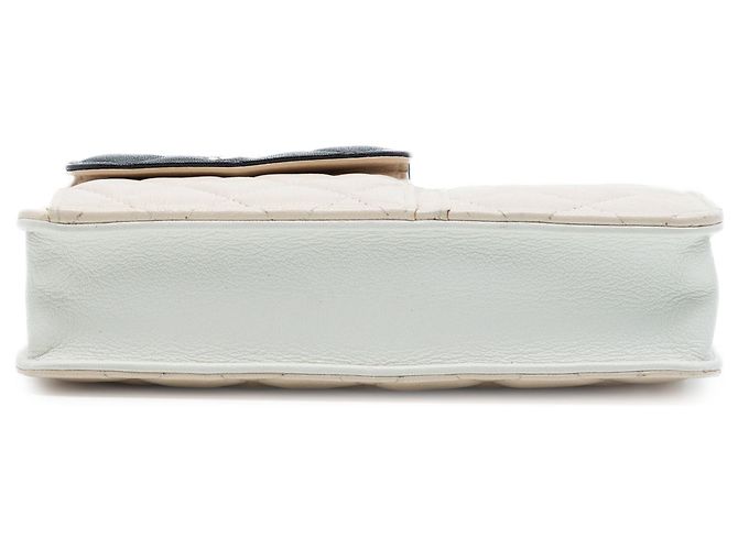 Wallet On Chain Chanel Brown CC Tricolor gesteppte Ziegenleder Multi-Pocket Wallet mit Kette Braun - Ansicht 3
