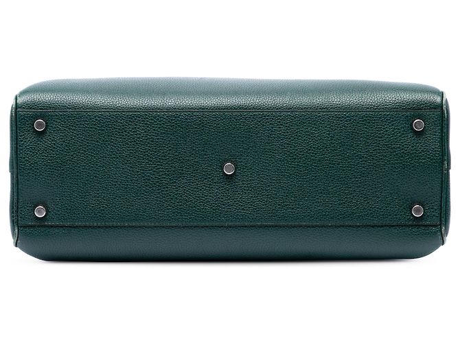Borsa a mano Zumi in pelle di vitello verde Medium di Gucci - vista 3