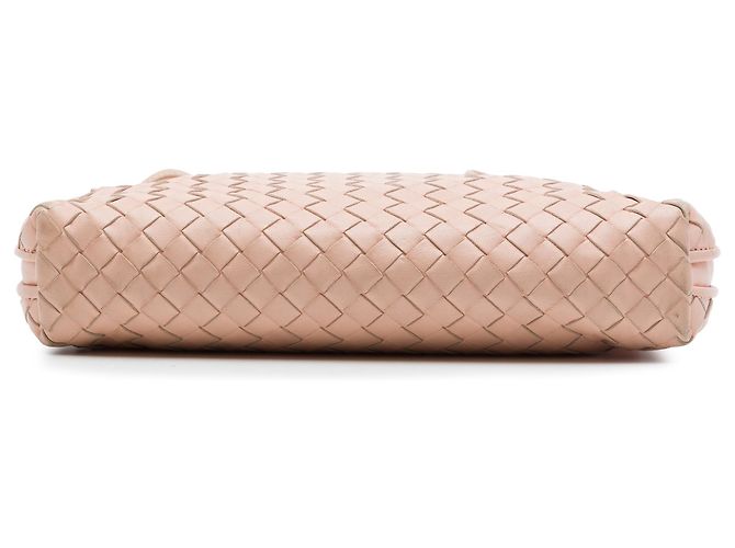 Bottega Veneta Borsa a tracolla Nodini in nappa Intrecciato rosa - vista 3
