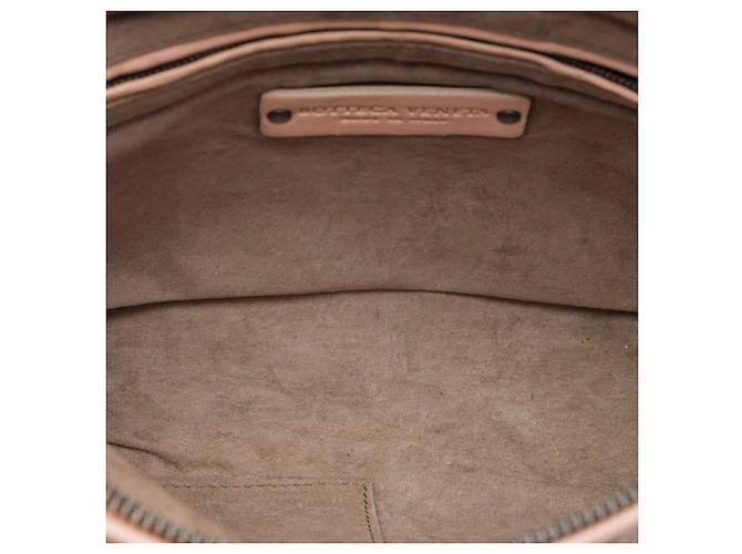 Bottega Veneta Borsa a tracolla Nodini in nappa Intrecciato rosa - vista 4