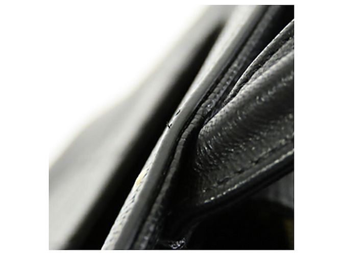 Borsa Chanel Black CC Caviar Nero - vista 8